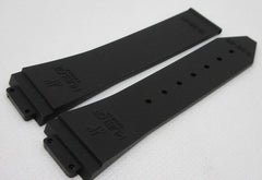 New Hublot Big Bang 21mm Black Rubber Strap OEM Striped