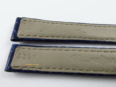 New Breitling 15mm Blue Alligator Strap 539P OEM