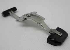 New Cvstos 18mm Stainless Steel Black Ceramic Deployant Buckle OEM