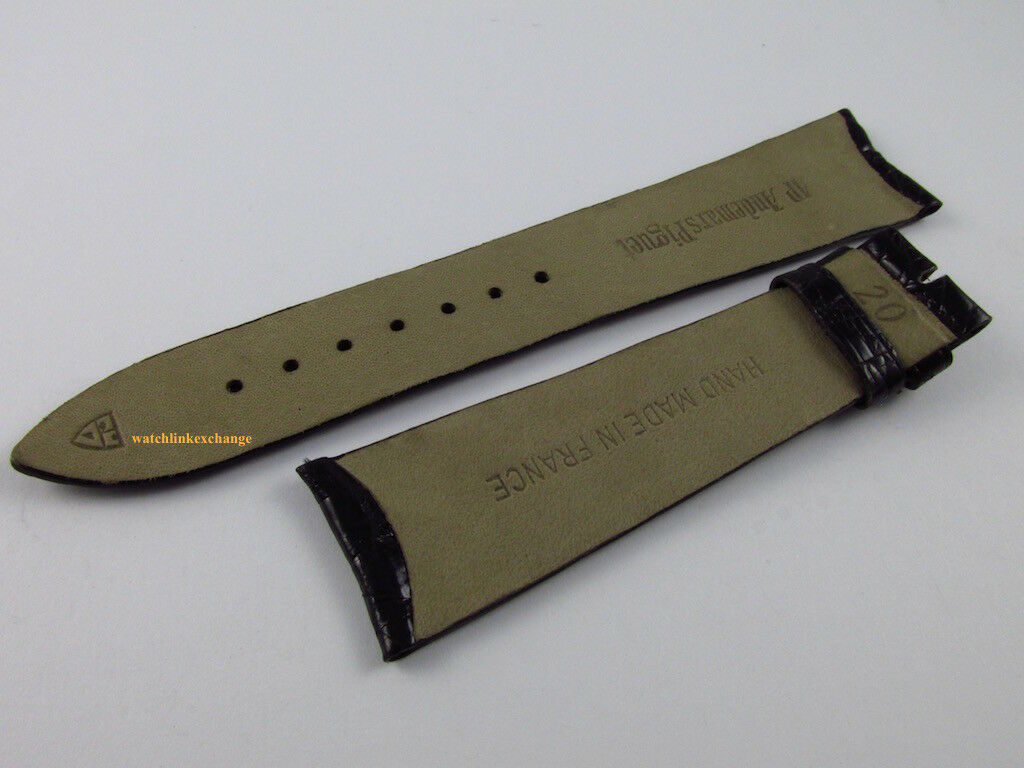 Audemars Piguet Huitieme 20mm Black Alligator Strap OEM