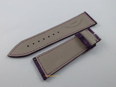 New Franck Muller Long Island 23mm Purple Alligator Strap OEM Bag
