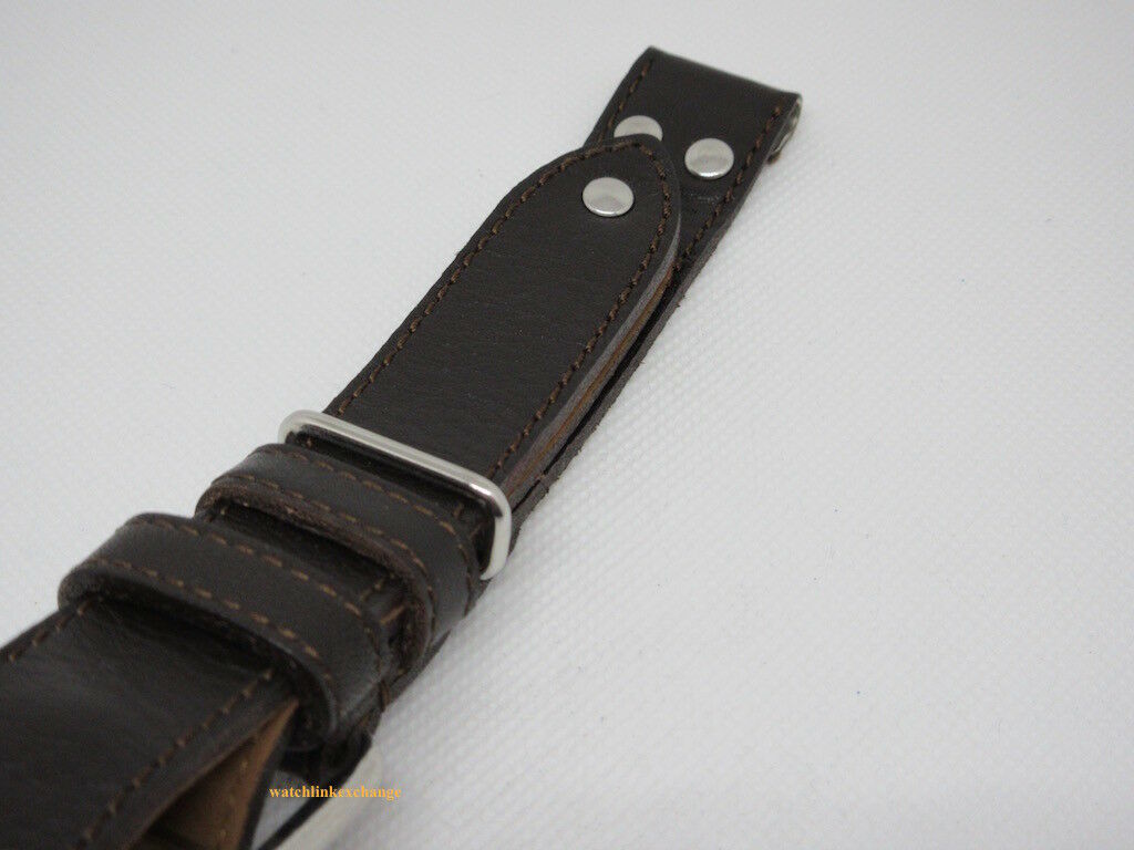 Chronoswiss Timemaster Brown Leather Strap 22mm Stainless Steel Buckle