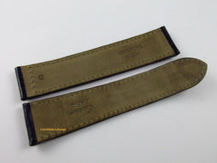 Cartier 20mm Navy Blue Alligator Strap OEM Bag
