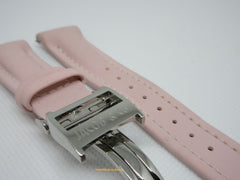 New Jacob & Co. 20mm Pink Poly Rubber Strap Deployant Buckle Stainless Steel