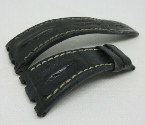 Audemars Piguet 28mm Blue Alligator Strap Royal Oak Offshore OEM Genuine Navy