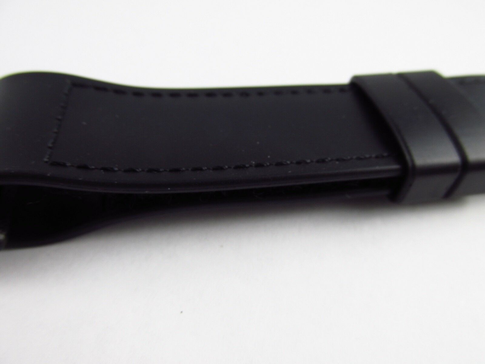 New Panerai 22mm Black Coramid Carbon Rubber Dive Strap Bag OEM