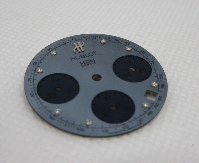 New Hublot MDM Chrono Blue MOP Diamond Dial 28mm Mother of Pearl