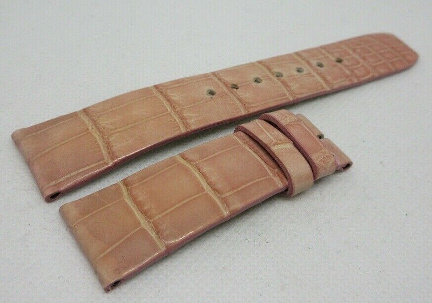 Baume Mercier 21mm Pink Alligator Strap OEM Genuine