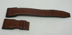 IWC Pilot 22mm Brown Alligator Strap for Deployant Buckle OEM Genuine