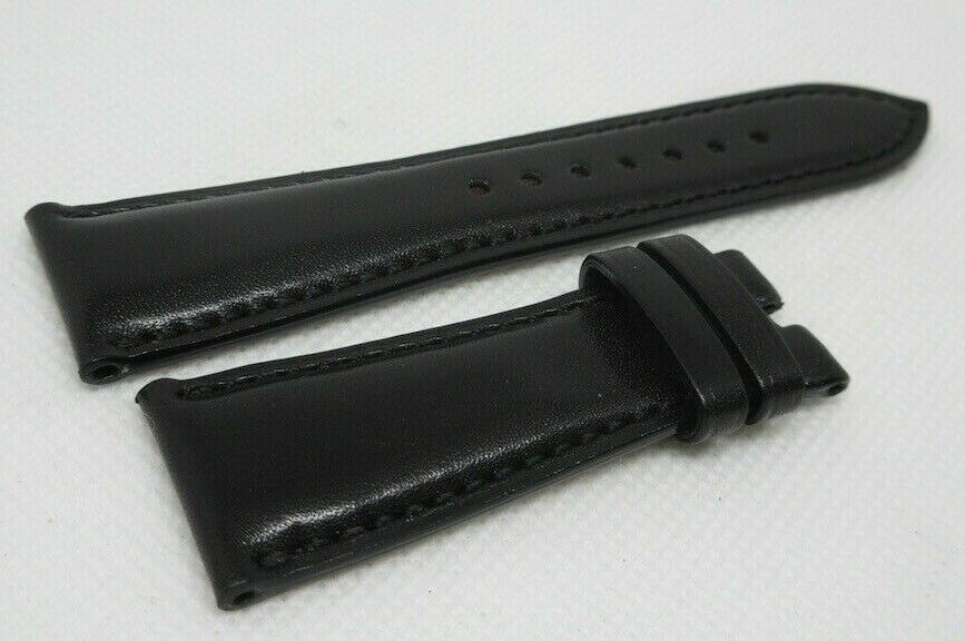 New Bell & Ross 22mm Black Leather Strap OEM Genuine Glossy