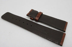 New Dubey Schaldenbrand 19mm Brown Alligator Strap