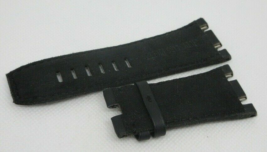 New Audemars Piguet Grand Prix 29mm Black Leather Alcantara Strap Royal Oak XS