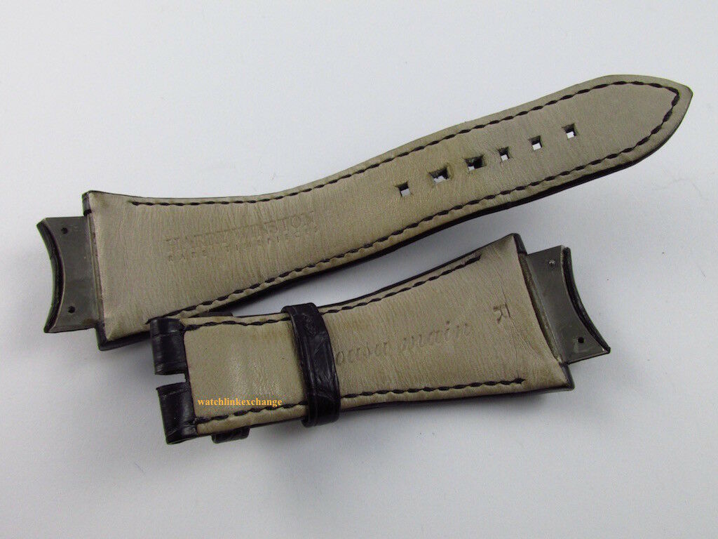 Harry Winston 28.5mm Black Alligator Strap z3 z4 OEM