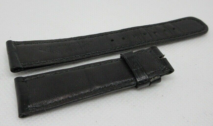 A. Lange & Sohne 19mm Black Alligator Strap OEM