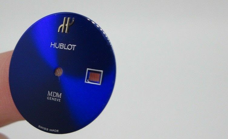 Hublot Blue Dial 23mm Silver Logo MDM