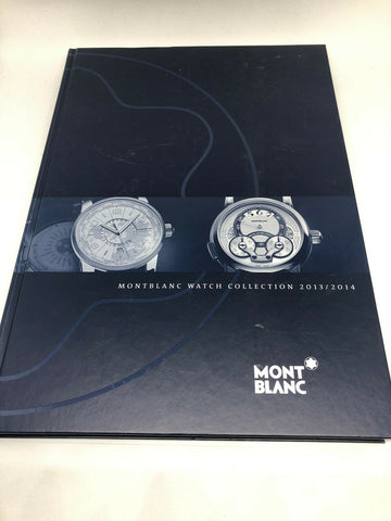 Montblanc Watch Book Hardcover Catalog 2013 2014