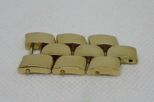 Baume & Mercier Hampton 18mm Gold Tone Stainless Steel Bracelet Link OEM