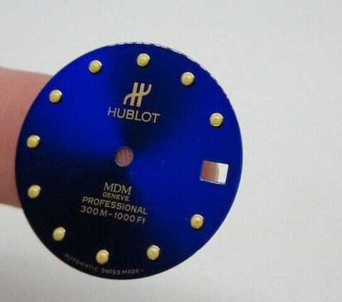 New Hublot Dial 26mm Blue MDM OEM Genuine