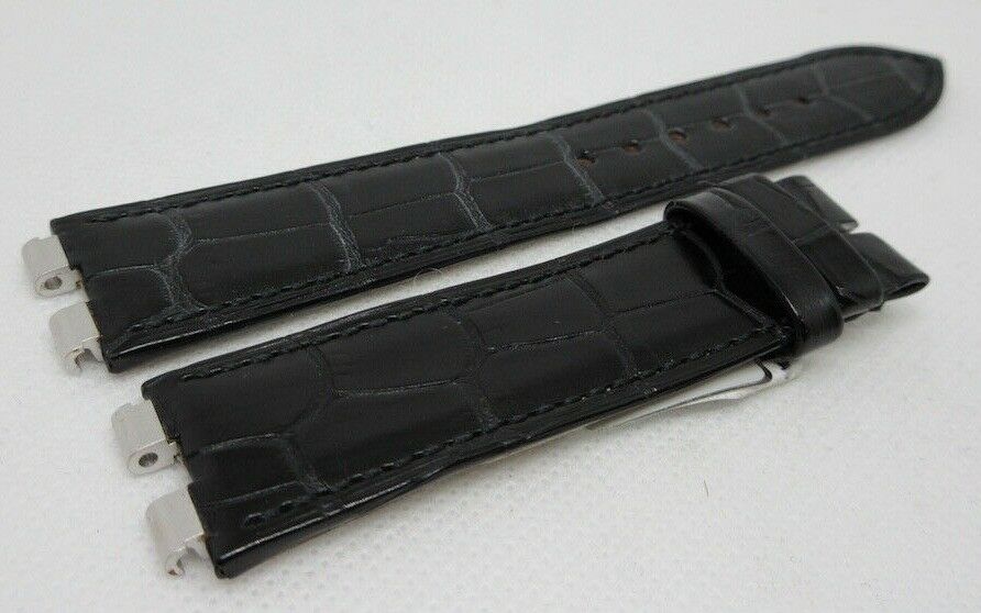 Piaget Polo 20mm Black Alligator Strap OEM Genuine