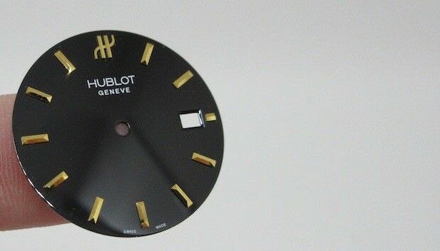 Hublot Black Dial 26mm Yellow Gold