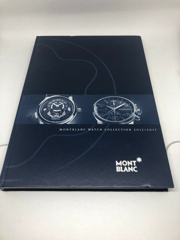 Montblanc Watch Manual Guide Dealer Hardcover Book 2012 2013