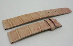 Baume Mercier 15mm Pink Alligator Strap OEM Genuine