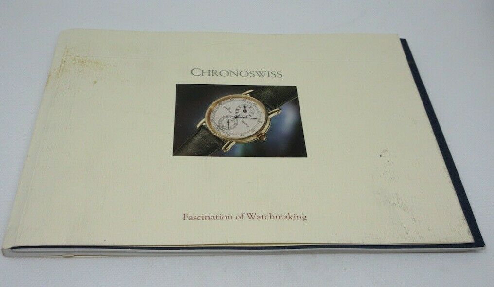 Chronoswiss Watch Brochure OEM Genuine