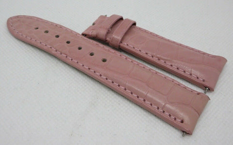 New Jacob & Co. 20mm Pink Alligator Strap OEM