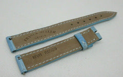 New Franck Muller 14mm Light Blue Alligator Strap OEM Genuine 1752 Series