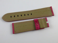 New Panerai 22mm Pink Alligator Strap OEM