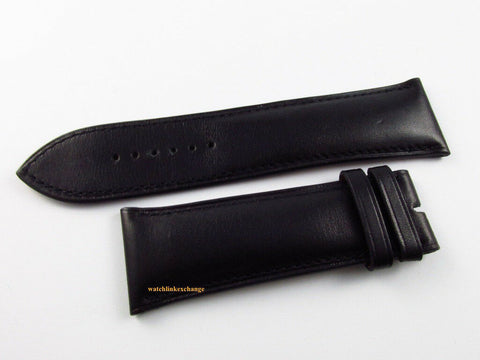 New Parmigiani 25.5mm Black Leather Strap Hermes OEM