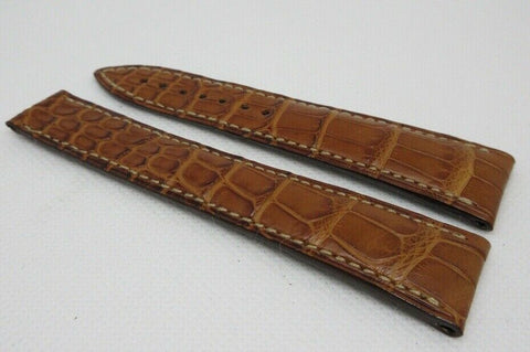 Blancpain 20mm Brown Alligator Strap OEM Genuine XL Size