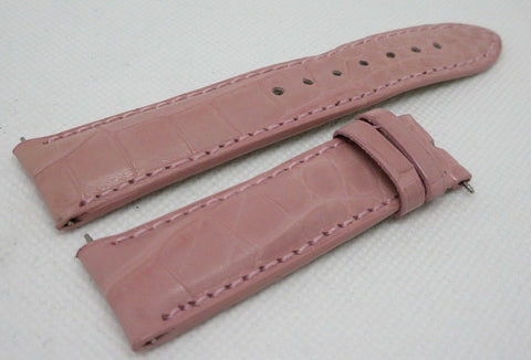 New Jacob & Co. 20mm Pink Alligator Strap OEM