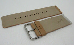 Piaget 24mm Brown Leather Strap Alphabet Stainless Steel Buckle OEM