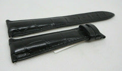 New Franck Muller 22mm Black Alligator Strap OEM Genuine XL Length