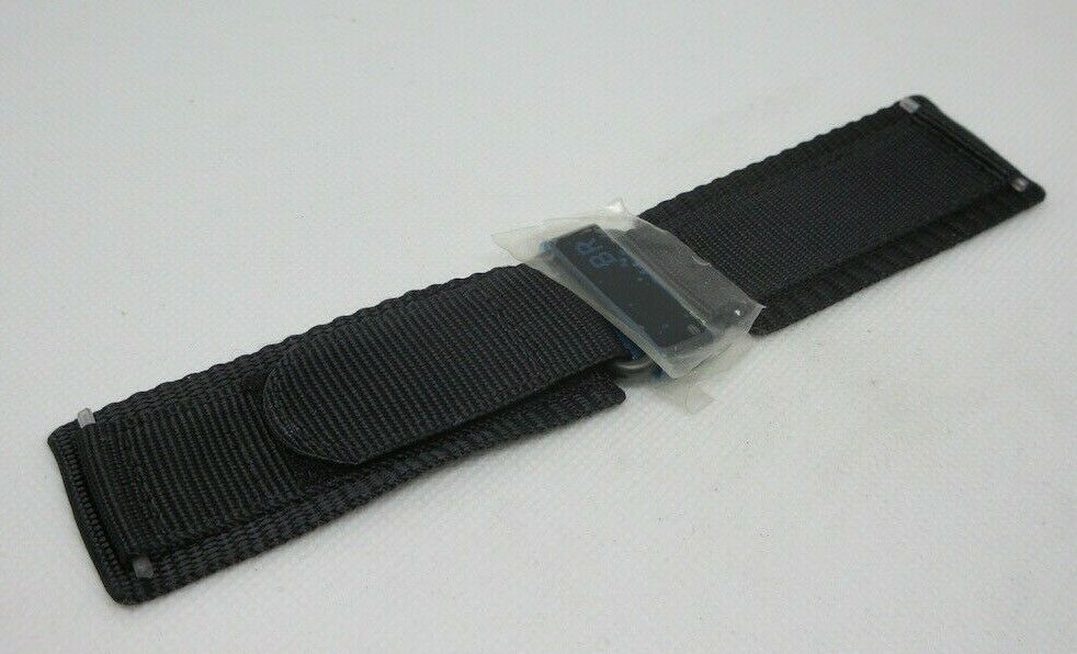 New Bell & Ross BR-01 BR-03 24mm Black Canvas Strap PVD Buckle OEM Genuine