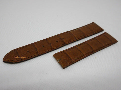 New Raymond Weil 18mm Brown Alligator Strap OEM