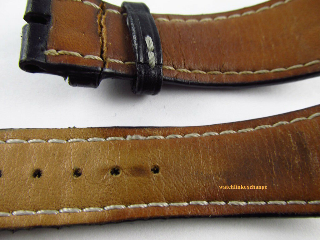 Audemars Piguet Millenary 24mm Black Leather Strap White Stitch OEM