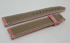 New Zenith 15mm Pink Lizard Strap OEM Genuine