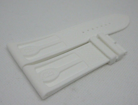 New Parmigiani White Rubber Strap 25mm Brazil