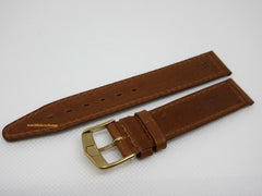 New Tag Heuer 17mm Brown Leather Strap Buckle