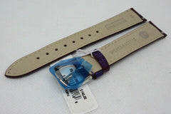 New Michele 16mm Snakeskin Leather Strap Blue Red OEM