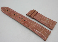 Jacob & Co. 20mm Pink Alligator Strap OEM Glossy
