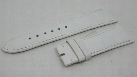 New Piaget 21mm White Alligator Strap OEM Genuine