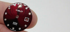 Hublot Red Diamond Dial 20mm OEM Burgundy for MDM