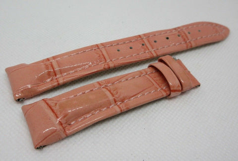 New Jacob & Co. 18mm Pink Alligator Strap Glossy OEM