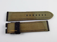 Panerai 24mm Black Alligator Strap OEM XL Vintage
