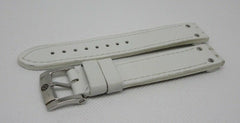 Giuliano Mazzuoli Manometro 18mm White Leather Strap Stainless Steel Buckle OEM