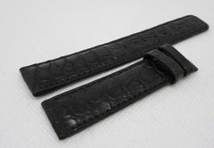 New Dubey Schaldenbrand 19mm Black Alligator Strap