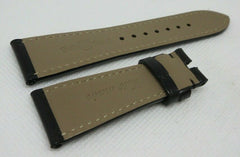 New Bell & Ross 22mm Black Leather Strap OEM Genuine Glossy